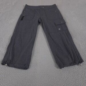 Athleta Pants Women S Bettona Boyfriend Capri Supplex Nylon Cargo Adjustable Leg
